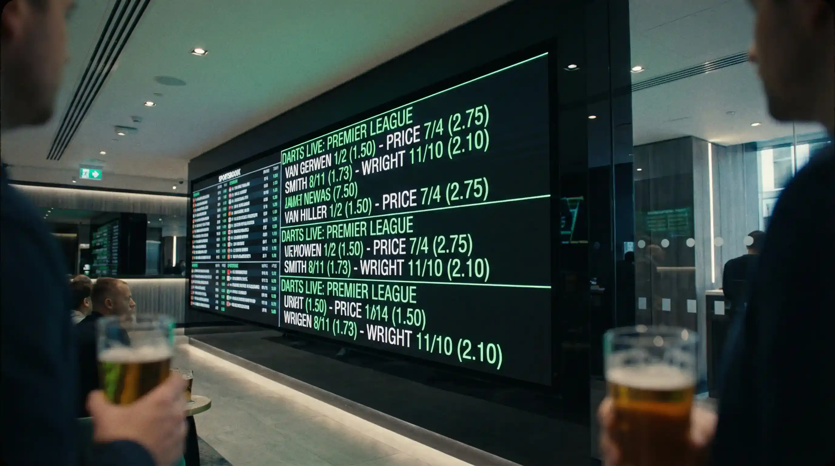 Darts betting odds explained with fractional and decimal format conversion